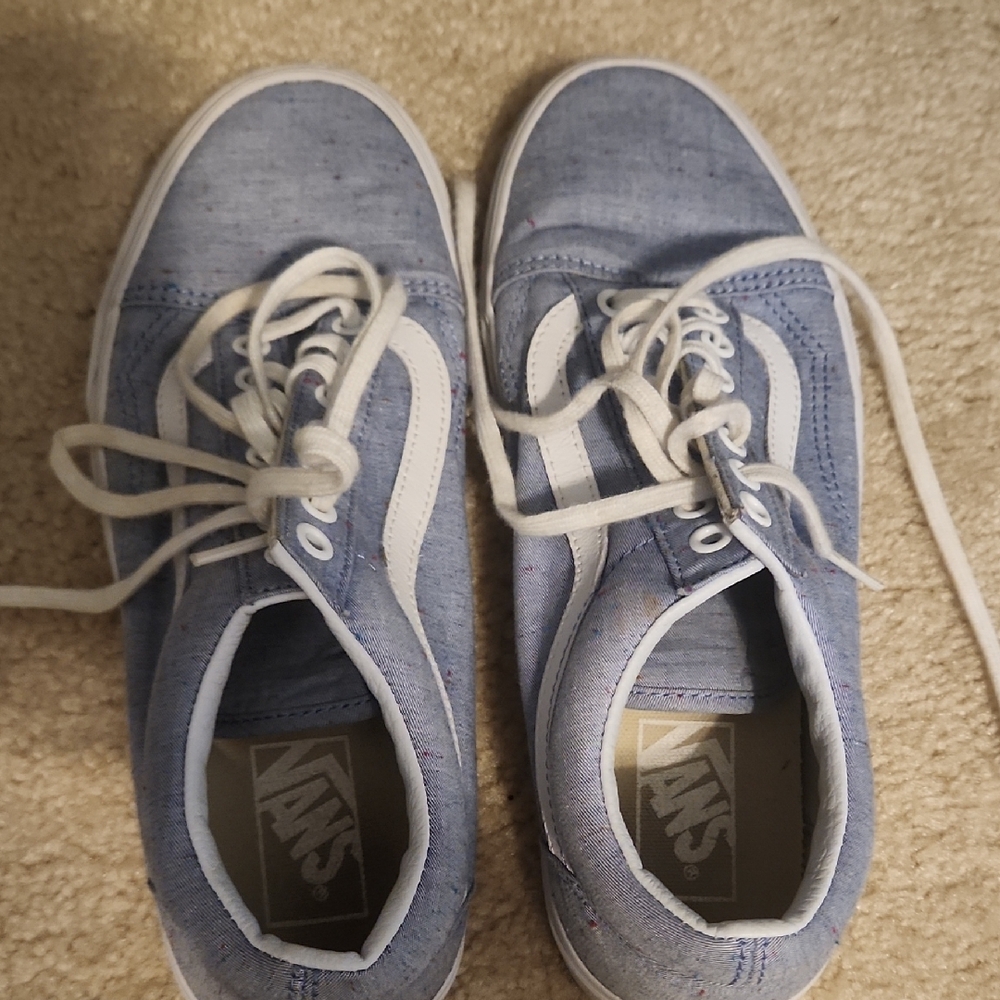 Blue Lace Up VANS
